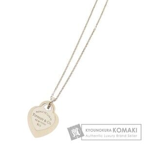 Tiffany Co Double Heart Shell Necklace Silver